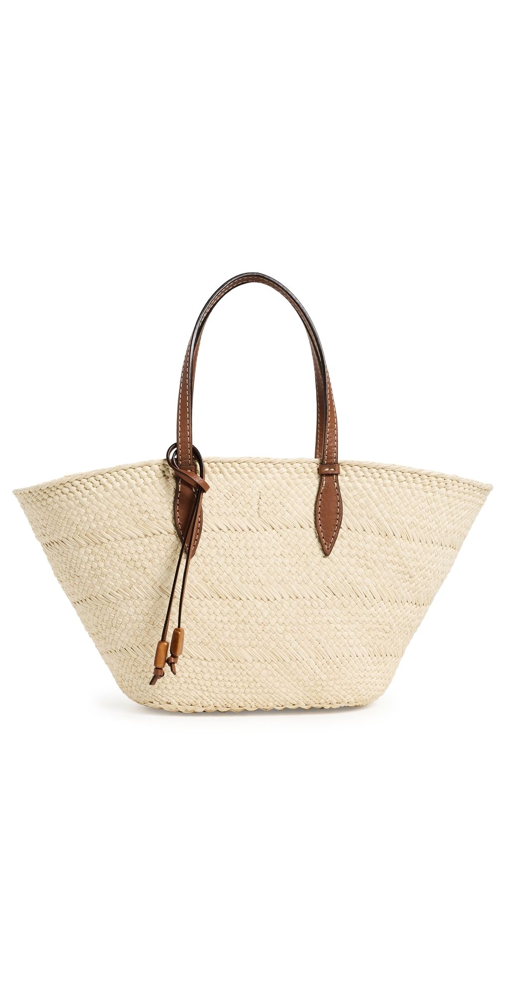 Hunting Season The Small Trapeze Basket Tote Natural/Cognac One Size