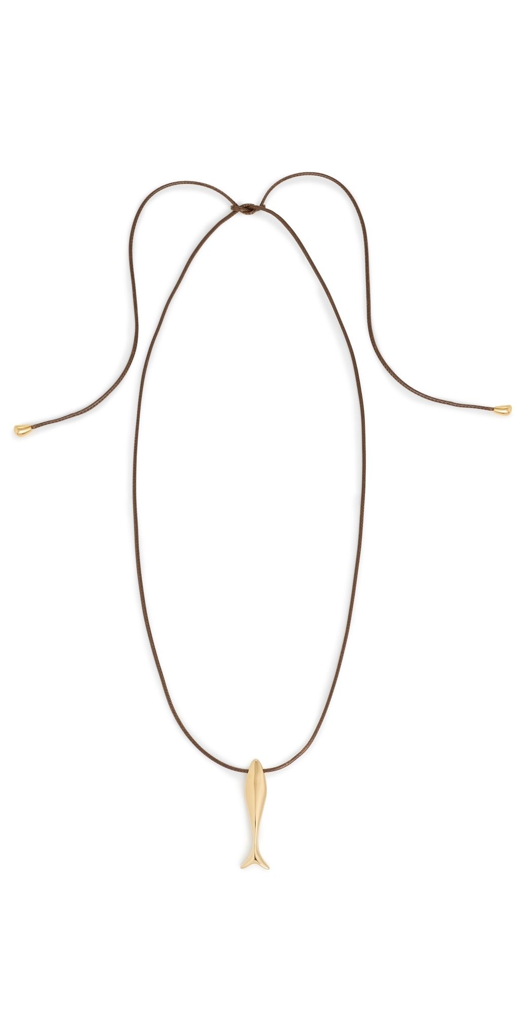 éliou Minnow Necklace Gold Plated One Size