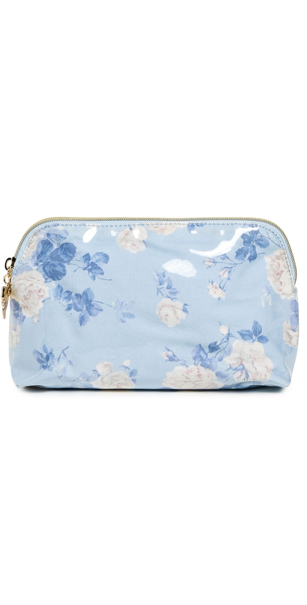 LoveShackFancy Small Travel Pouch Whisper Blue One Size