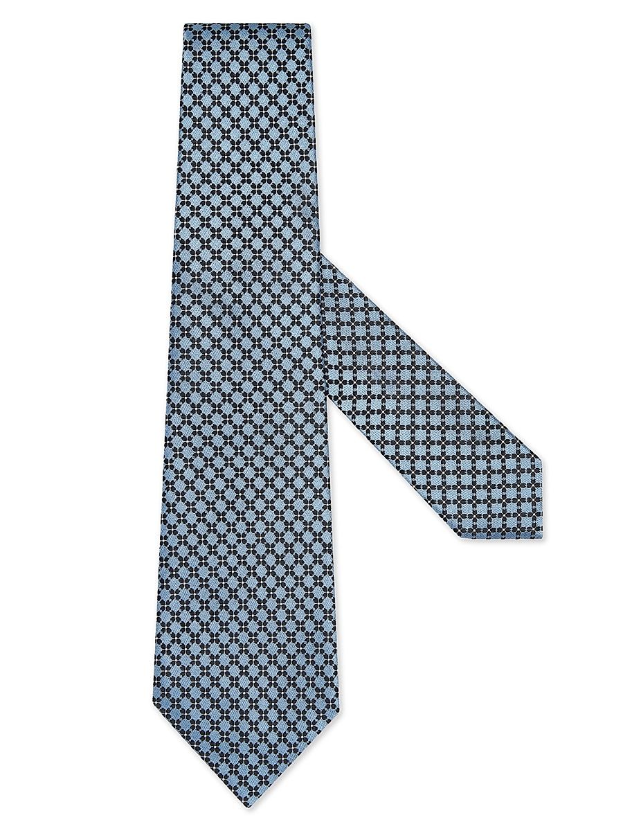 Men's Silk Tie - Dark Blue