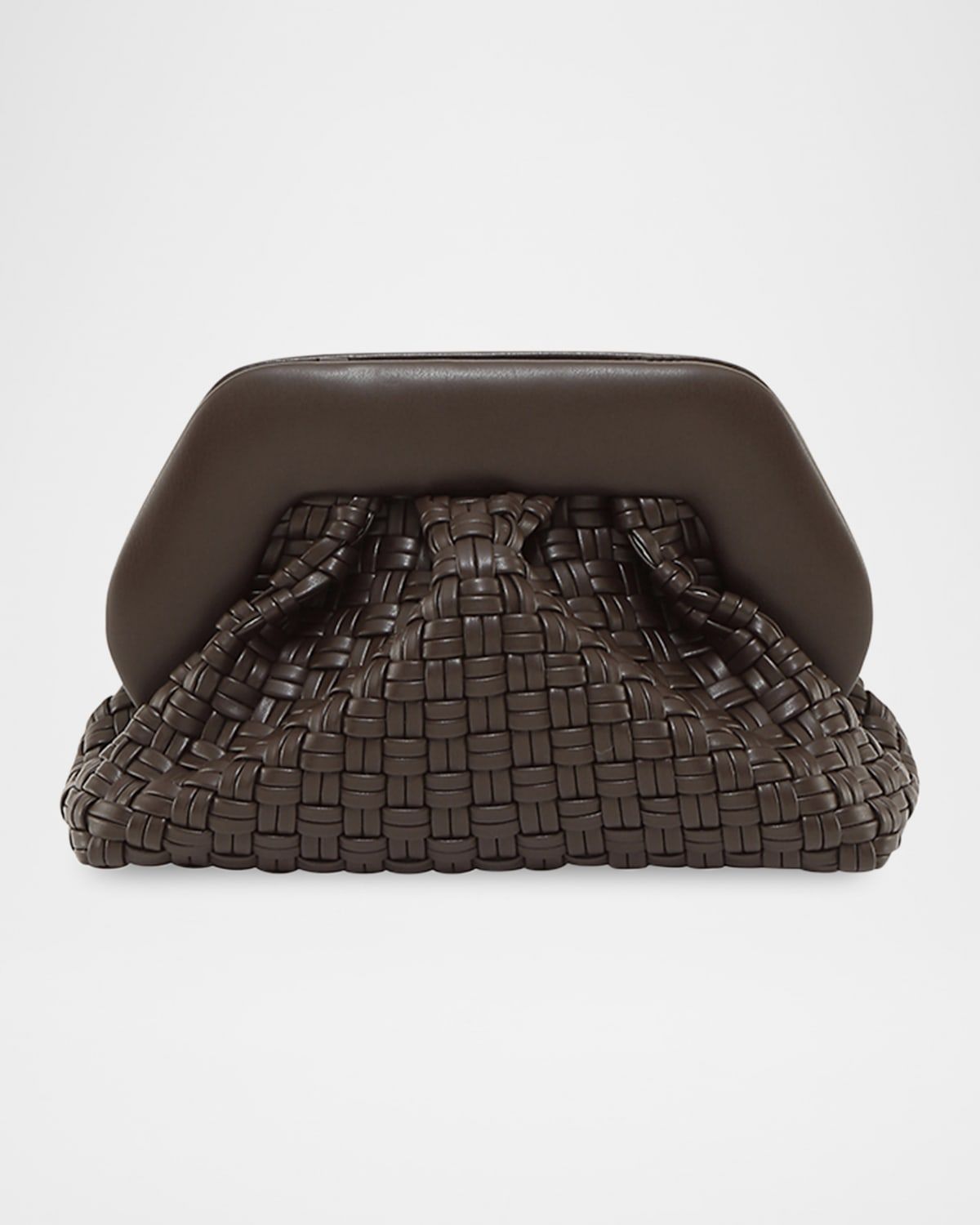 Tia Micro Woven Vegan Fabric Clutch Bag