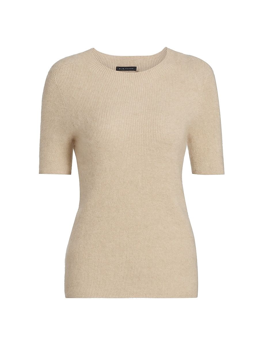 Women's Yelena Ribbed Cashmere Sweater - Spun Cashmere - Size XL