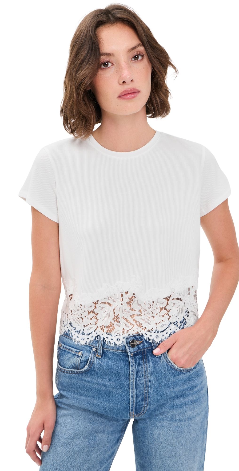 Generation Love Paige Combo Top White XL