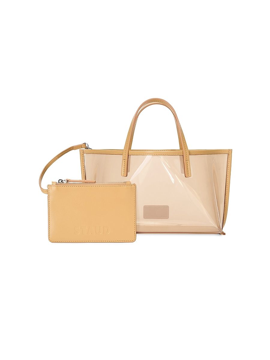 Women's Christos Mini Logo Embossed Tote Bag - Camel