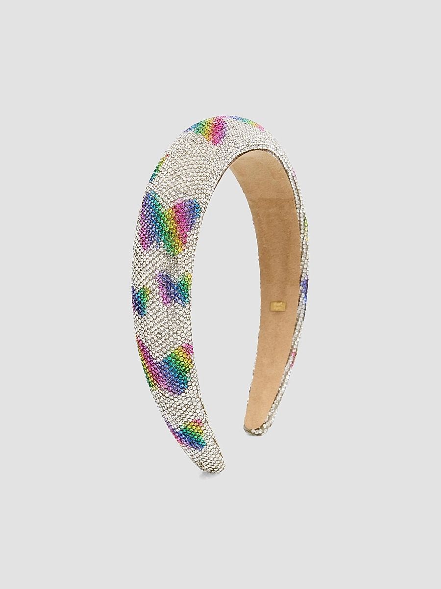 Bari Lynn Girl's Girl's Butterfly Crystal Headband - Multi