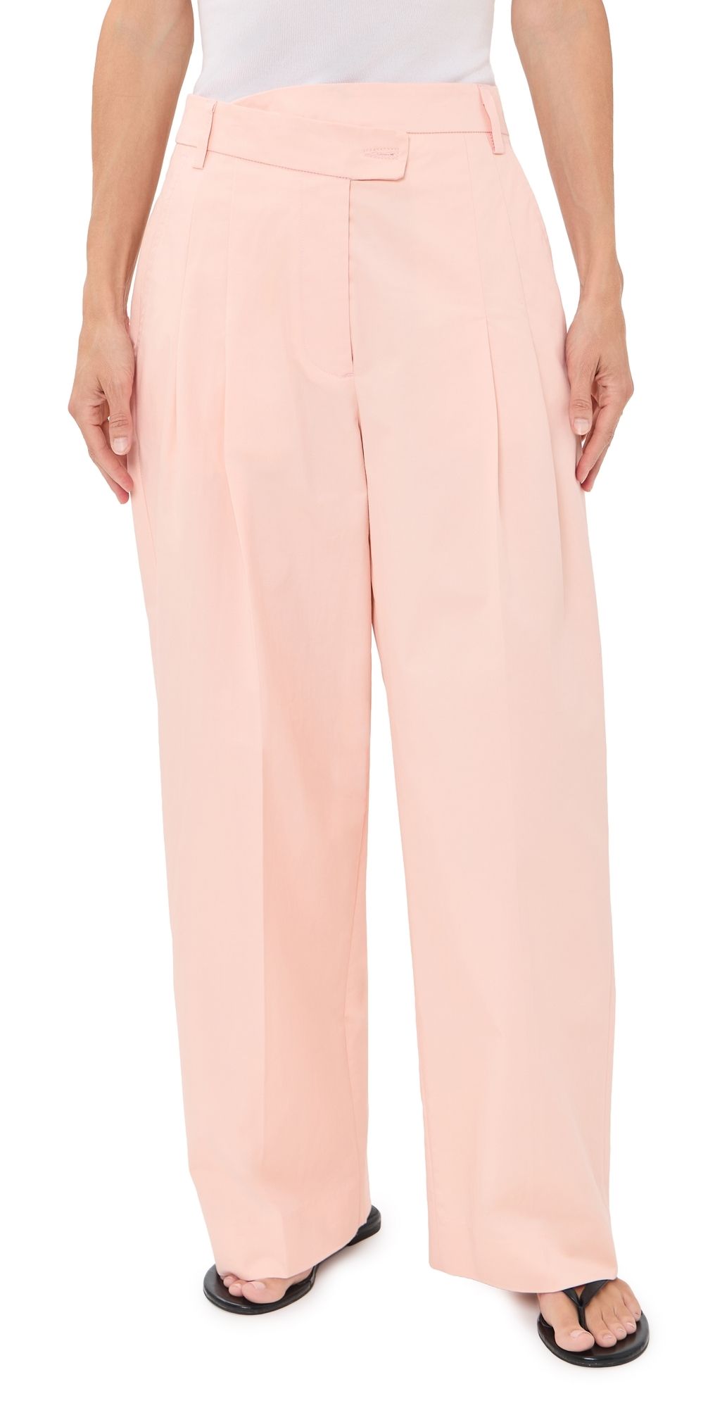 The Latest Petite Ester Tecnico Tinto Pants Light Pink 48