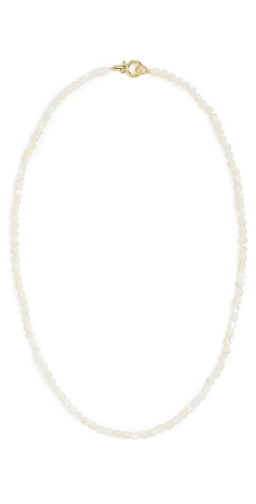 Gorjana Carter Gemstone Necklace Mother of Pearl One Size