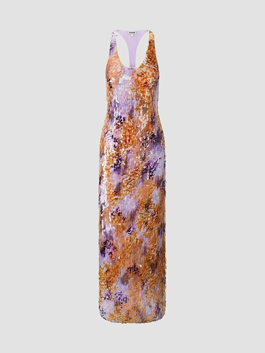 Women's Juanita Sequin Racerback Maxi Dress - Afterglow - Size 14