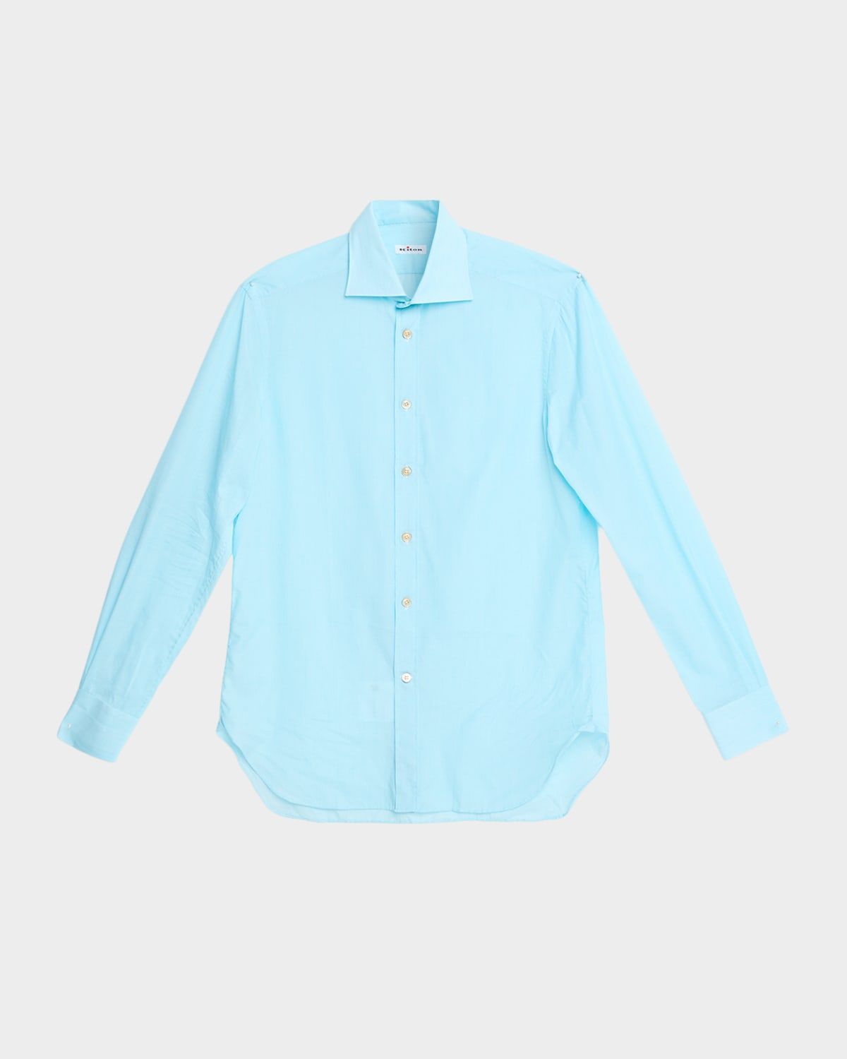 Men & apos;s Solid Cotton Classic-Fit Sport Shirt
