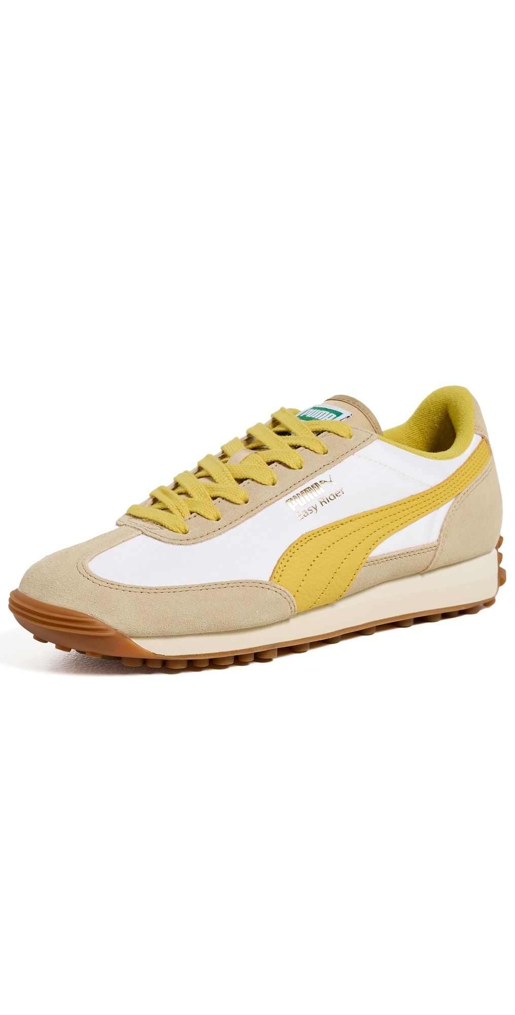 PUMA Easy Rider Vintage Sneakers Alpine Snow/Dazzling Yellow M 4/ W 5.5