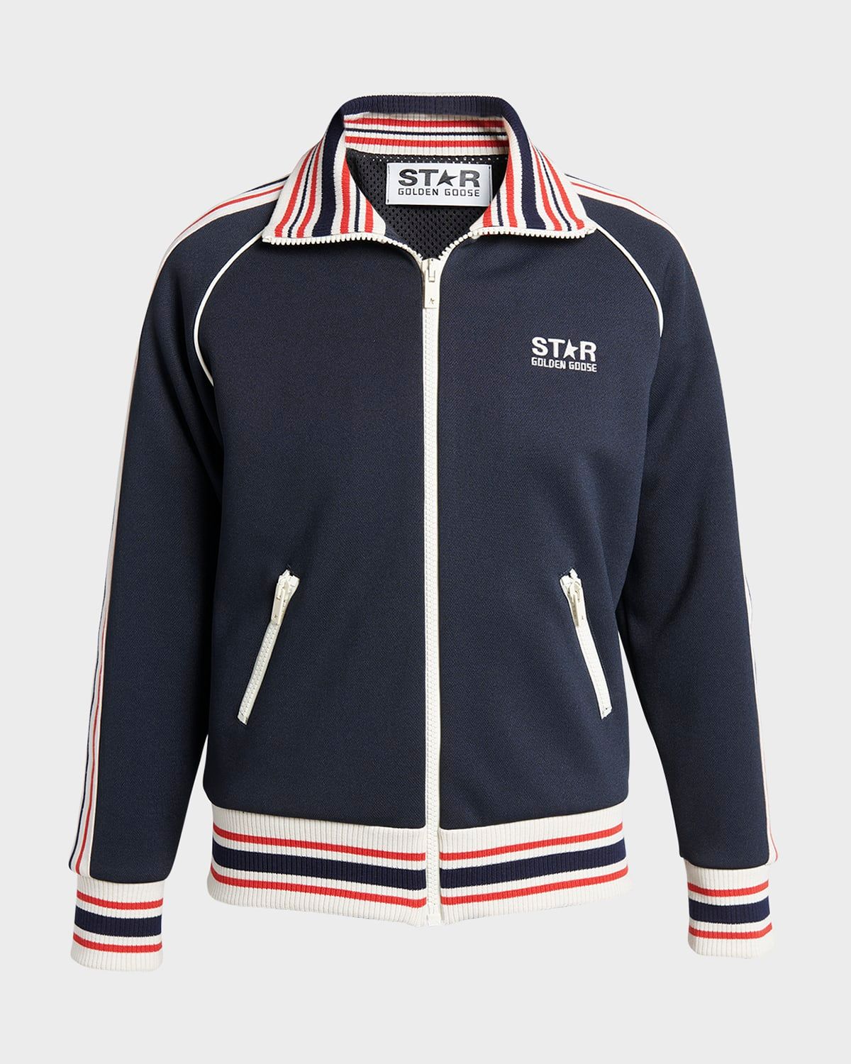 Star Zip-Front Raglan Track Jacket