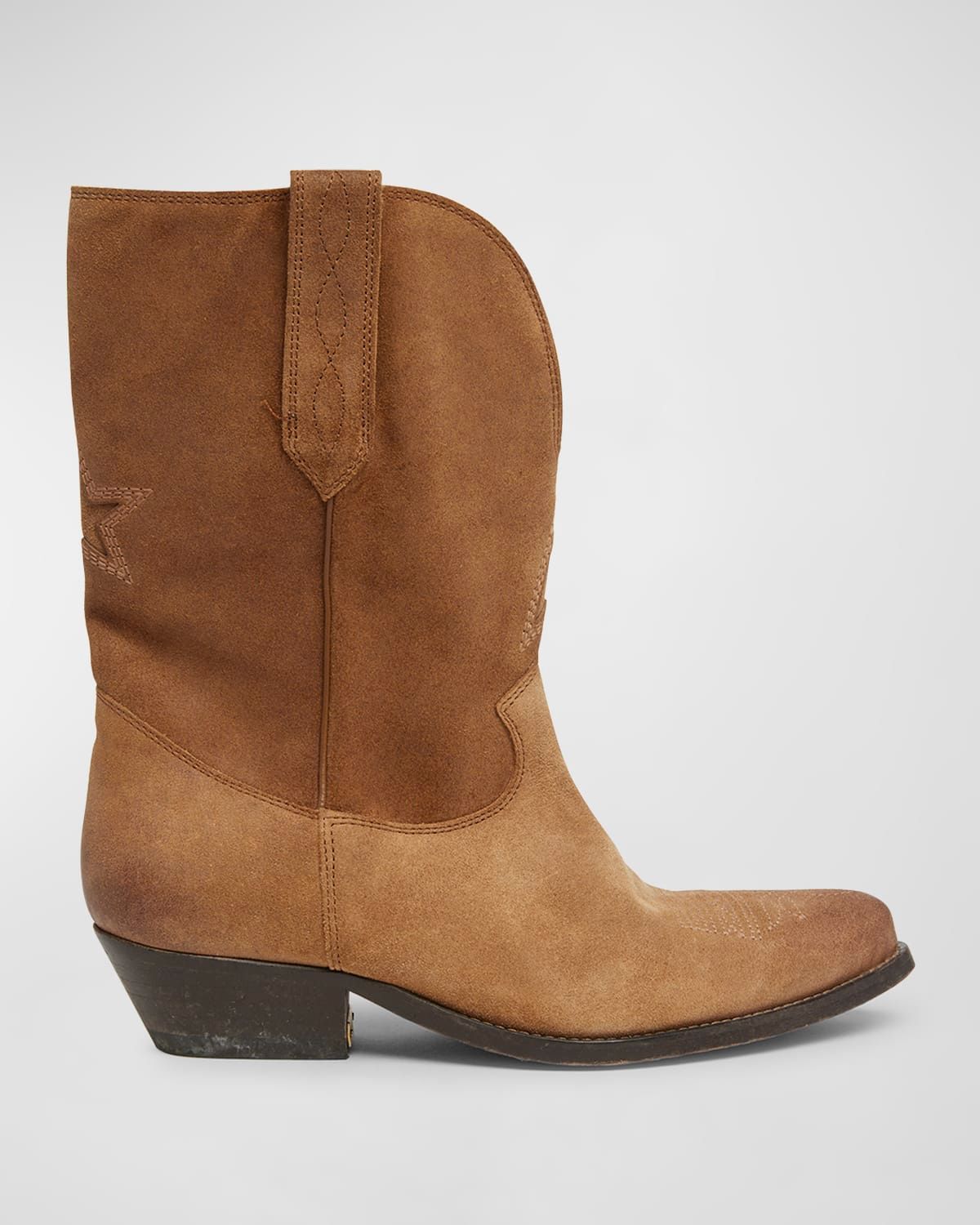 Wish Star Suede Western Boots