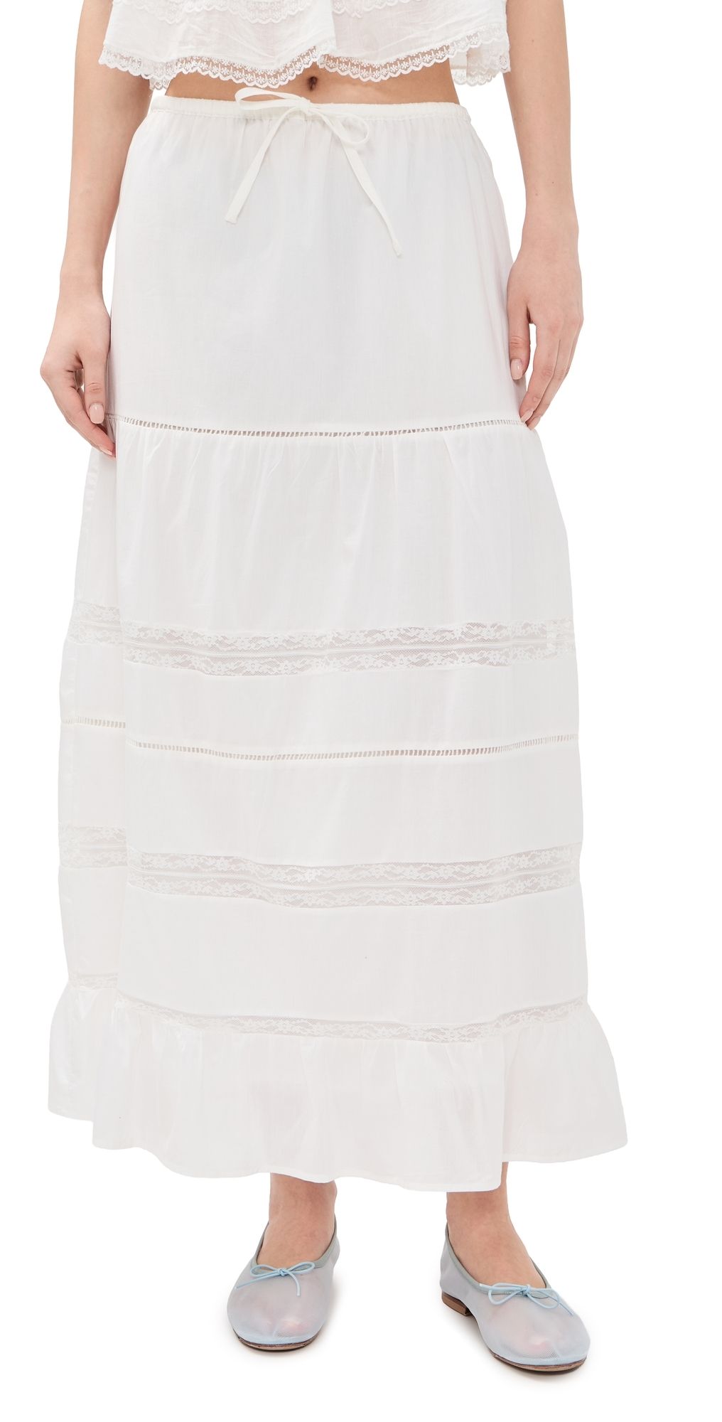 RAILS Hettie Skirt White L