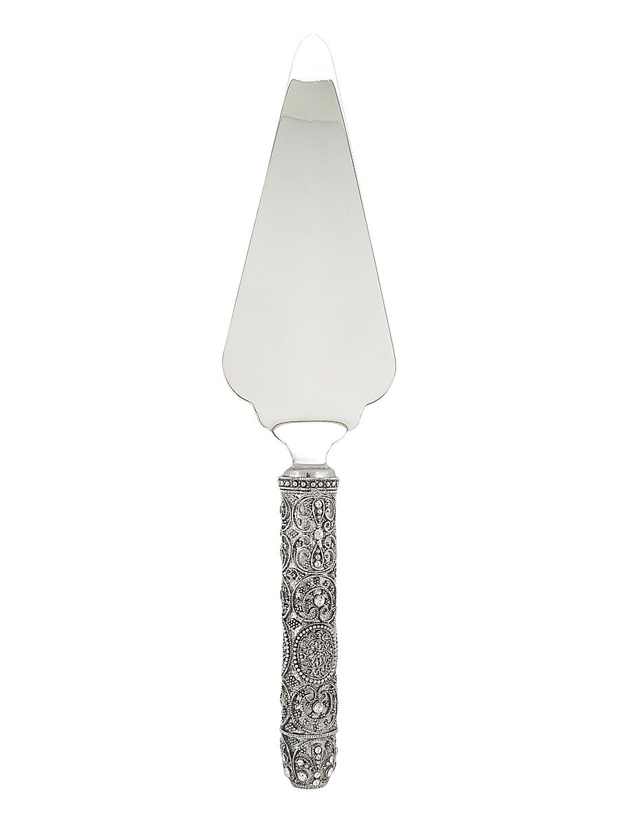 Jeweled Pie Server - Silver