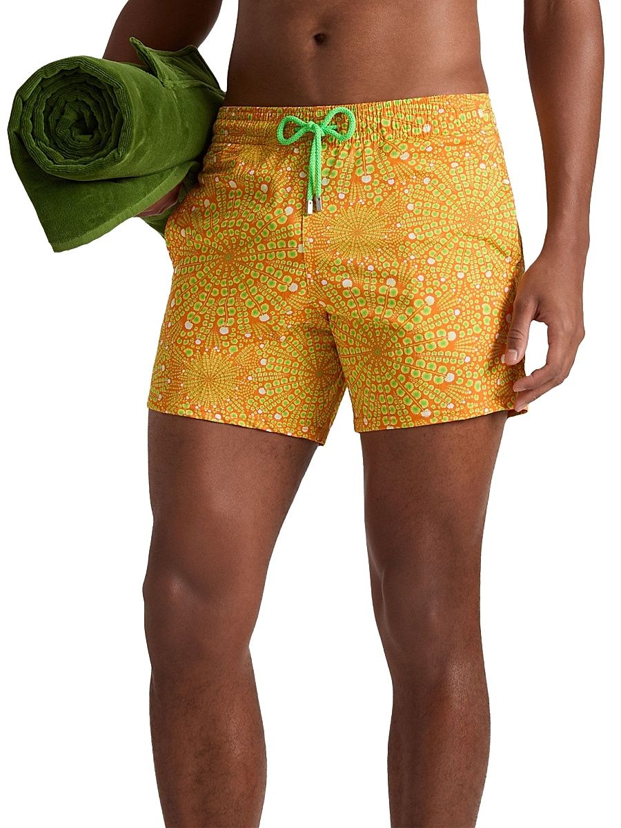 Men's Mosaic Urchin Stretch Swim Shorts - Engery - Size Small