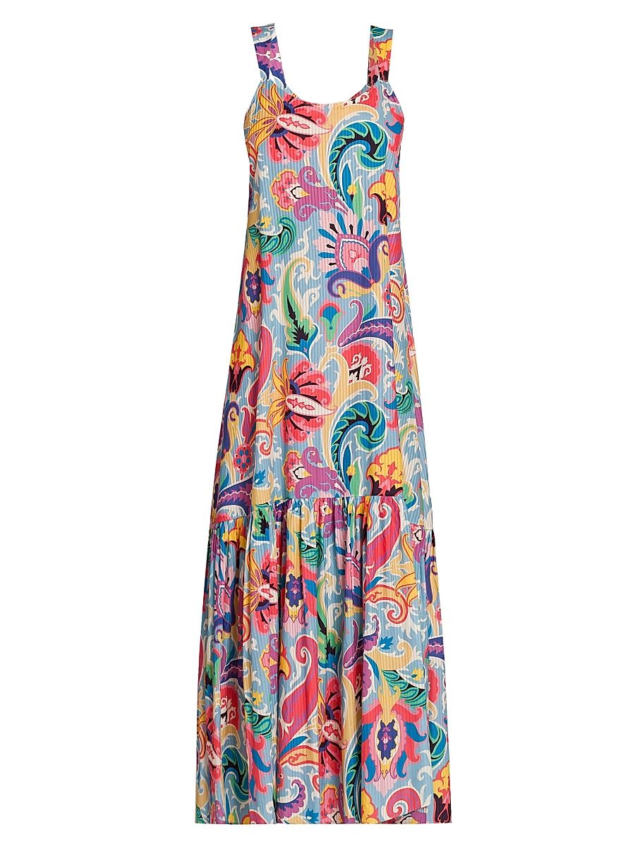 Women's Summer Print Maxi Dress - Stamp Af Doblu - Size 2