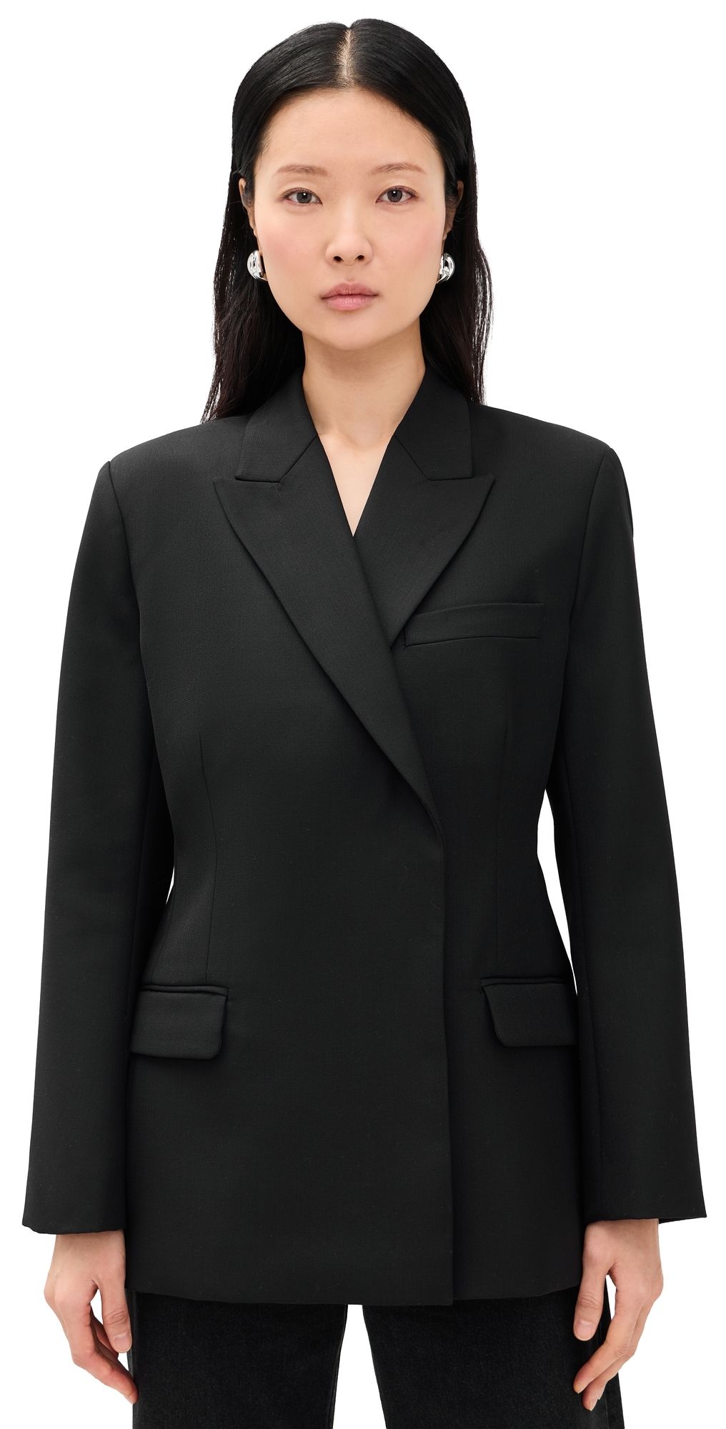 ANINE BING Aretha Blazer Black S
