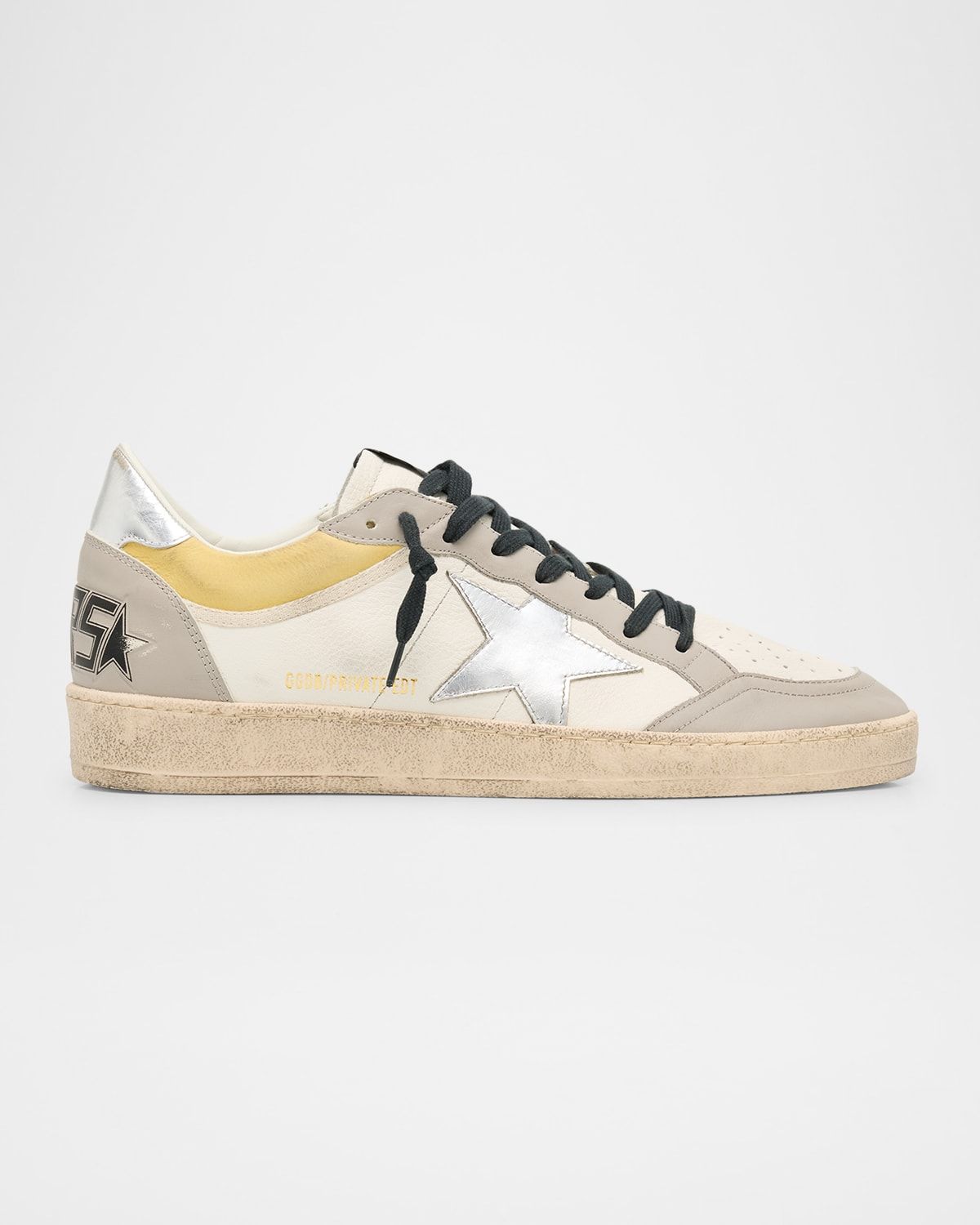 Men & apos;s Ball Star Metallic Leather Low-Top Sneakers, Exclusive