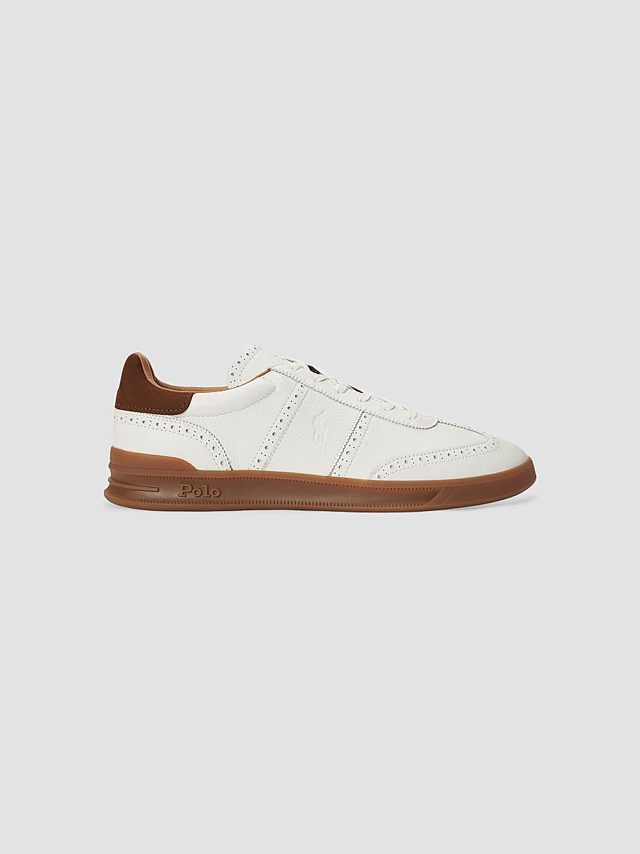 Men's Heritage Aera Low-Top Lace-Up Sneakers - Deckwash White - Size 9