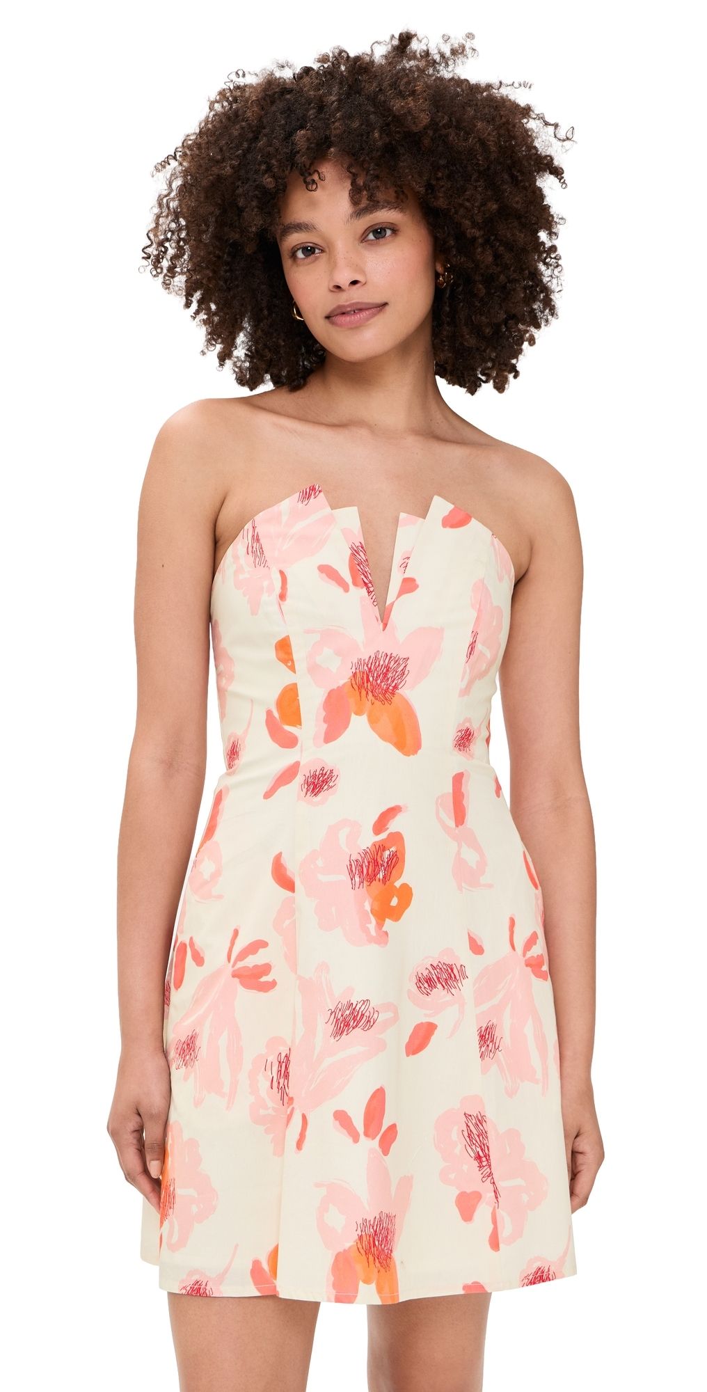 De Loreta Coraza Dress Peonia Red M