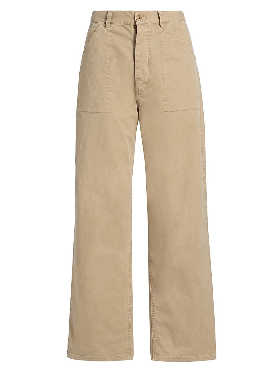 Women's Whitney Stretch Cotton Pants - Vintage Washed Solstice - Size 12