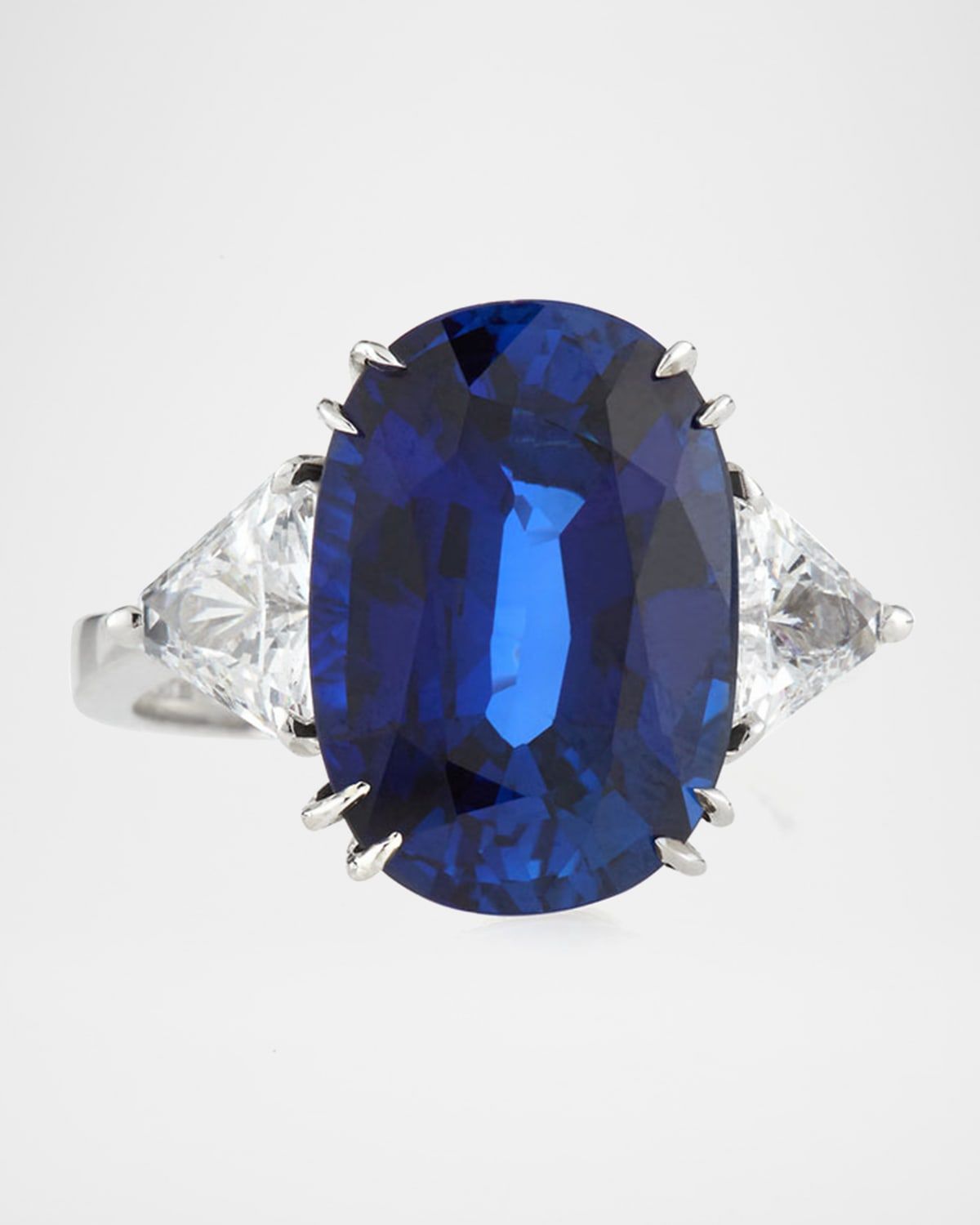 Oval Cubic Zirconia Ring, 10 TCW