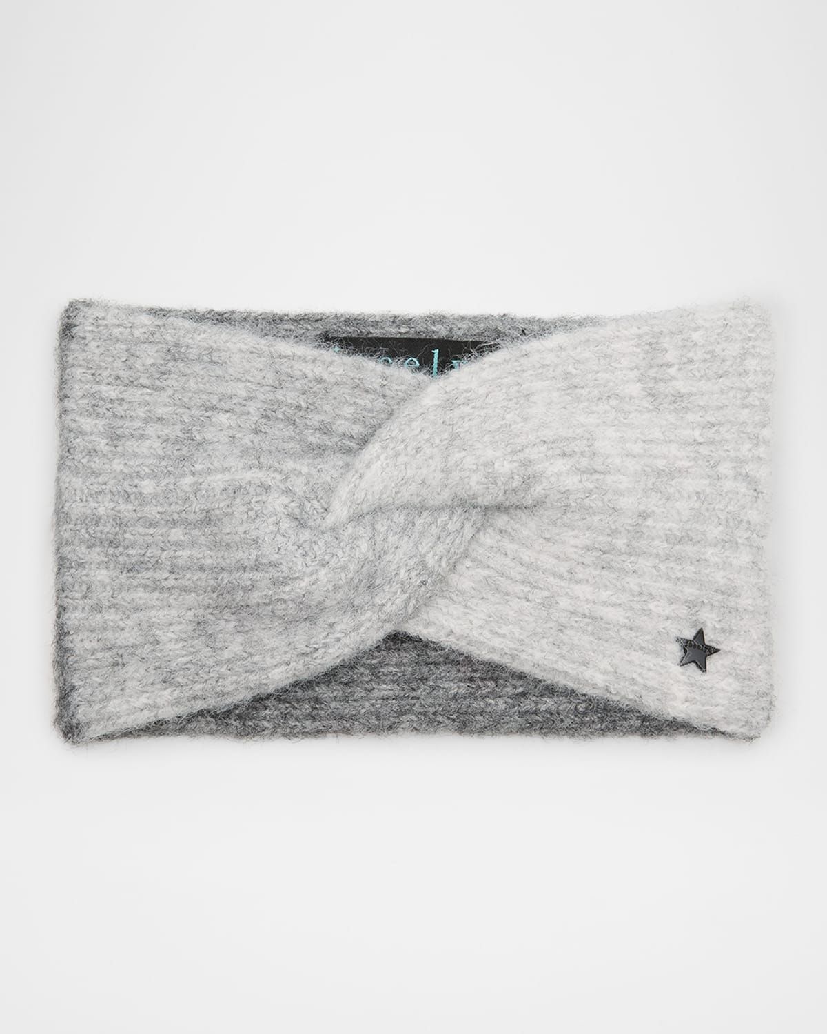 Twisted Colorblock Knit Wool-Blend Headband