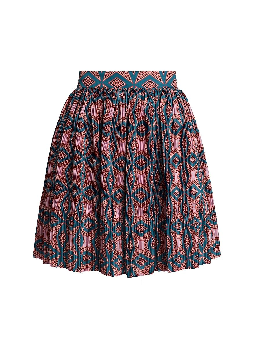 Women's Empress Pleated Skirt - Multi Blush - Size 8