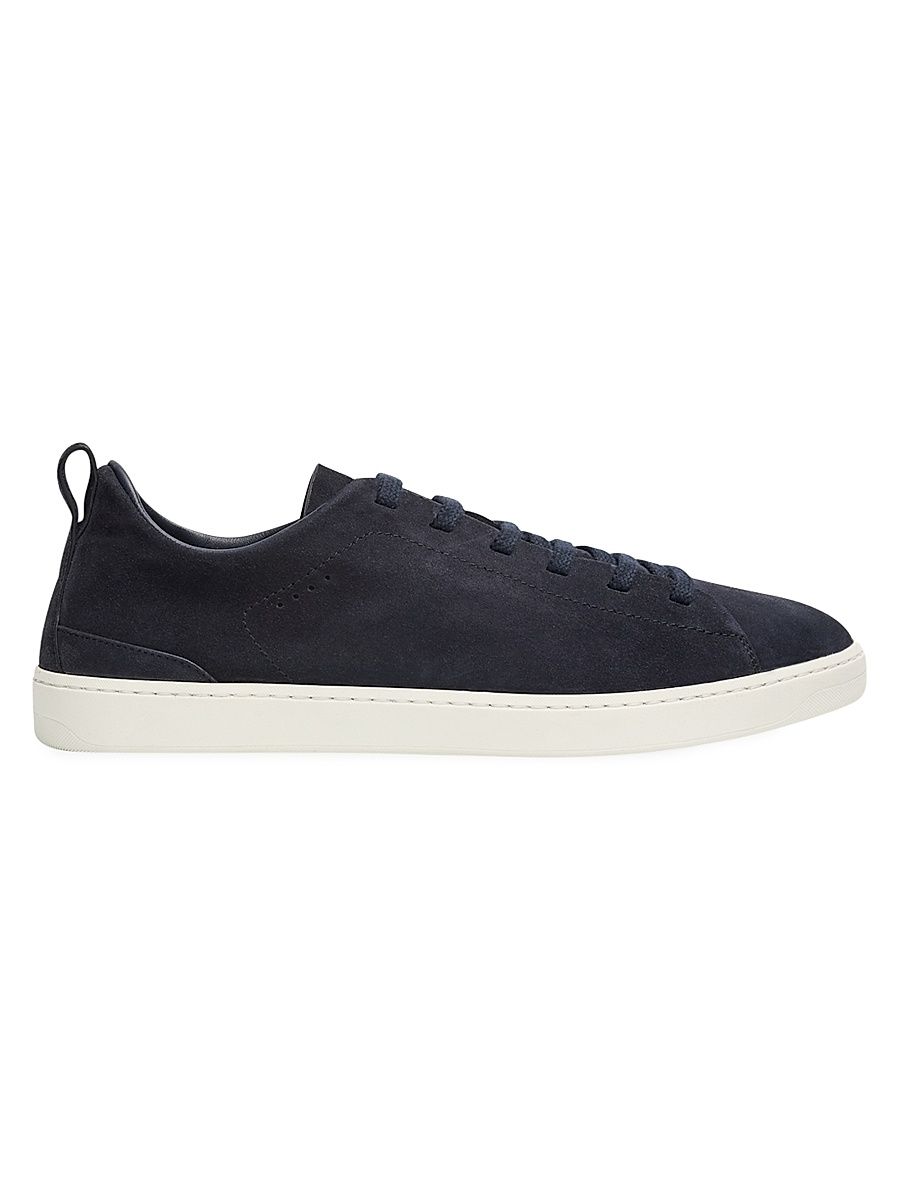 Men's Rochdale Suede Low-Top Sneakers - Navy - Size 12
