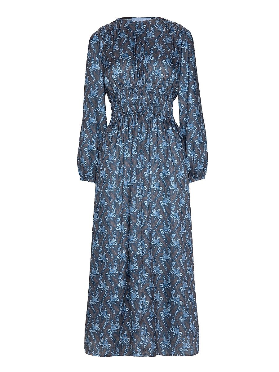 Women's The Rosely Dress - Navy Cala Paisley - Size XL