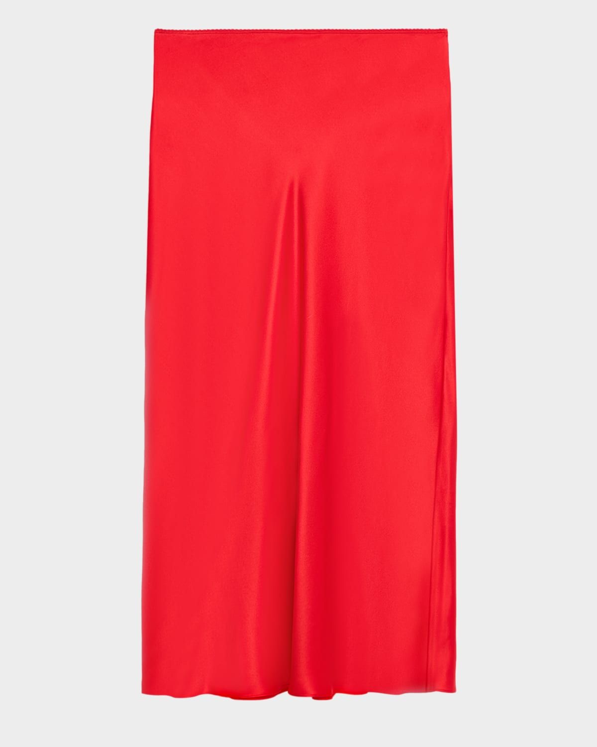 Miranda Silk Charmeuse Slip Skirt
