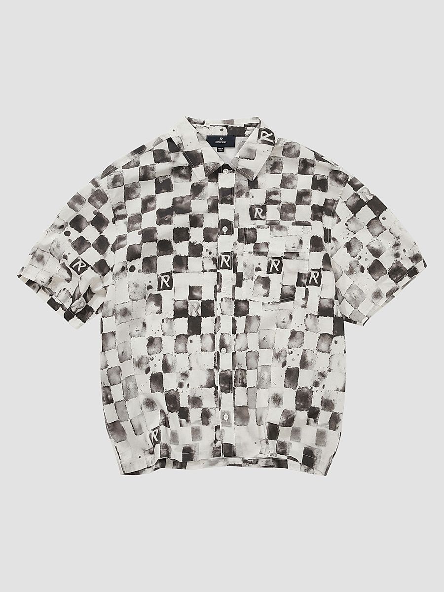 Men's Pool Side Cotton Shirt - Flat White - Size Small