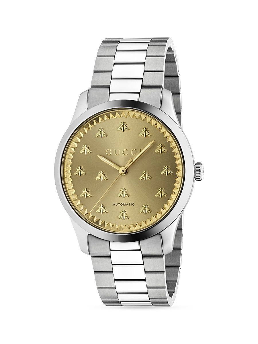Men's G-Timeless Multibee Stainless Steel Watch - Gold