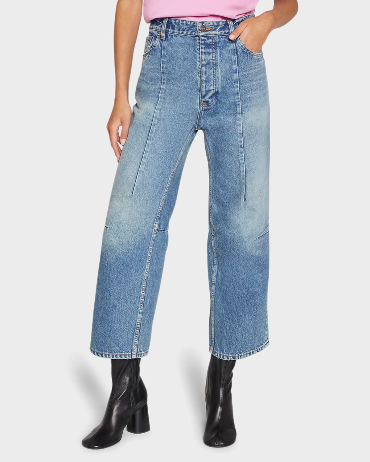 Biker Darts Japanese Denim Pants