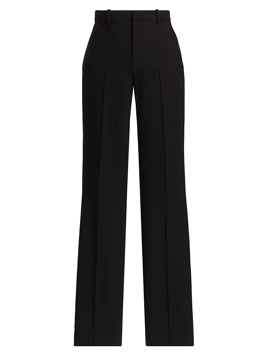Women's Mid-Rise Slim Cigarette Pants - Black - Size 6