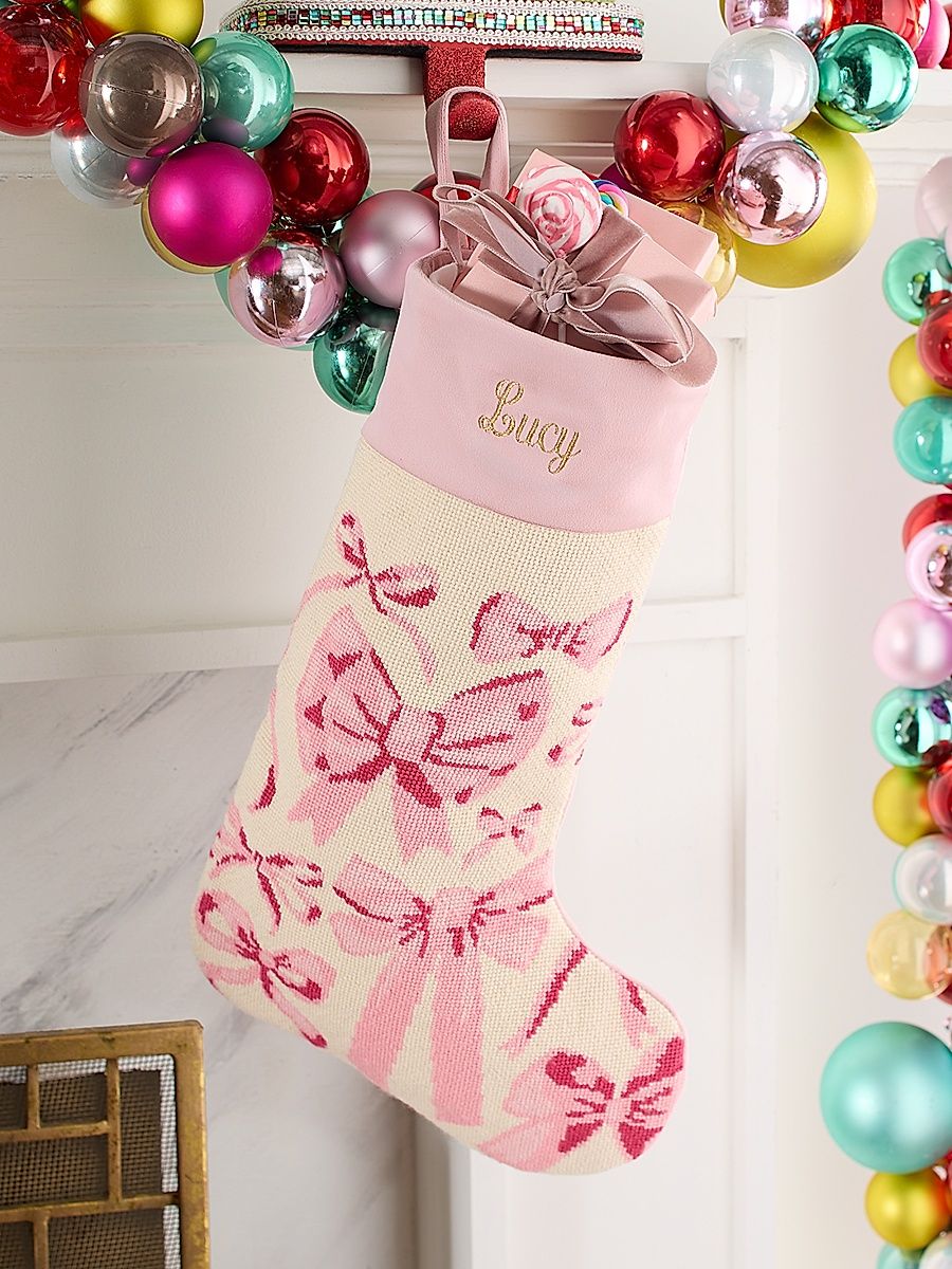 Bauble Stockings x Sainty Nelsen Sincerely Sainty Christmas Stocking
