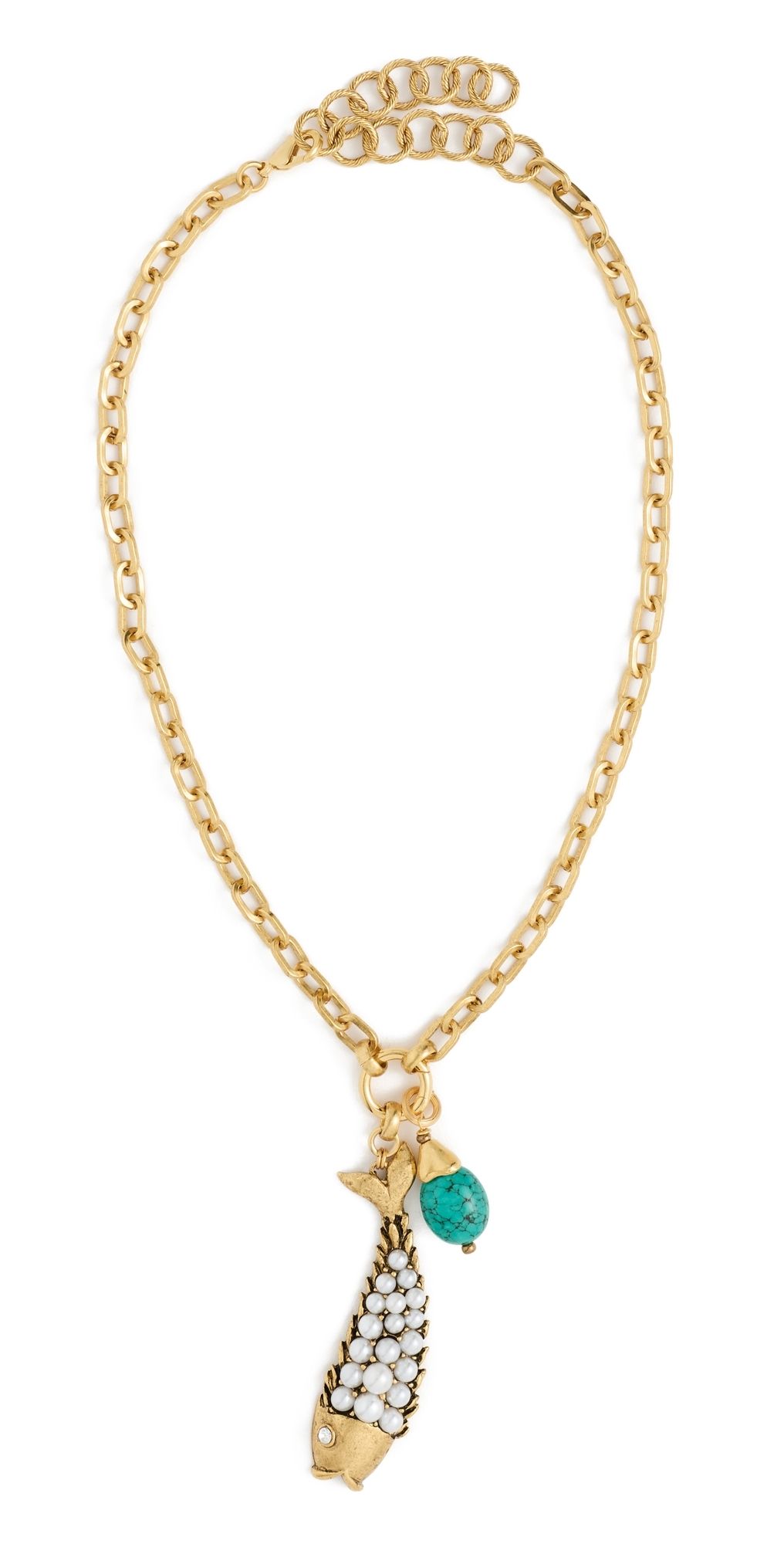 Elizabeth Cole Koira Necklace Turquoise One Size