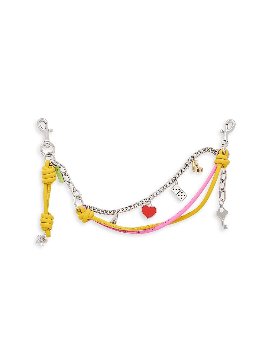 Women's The Mini Icon Chain Charm - Bow Pink Multi