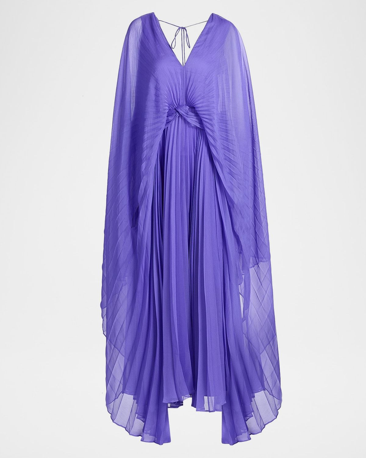 Darnhill Pleated Cape Maxi Dress