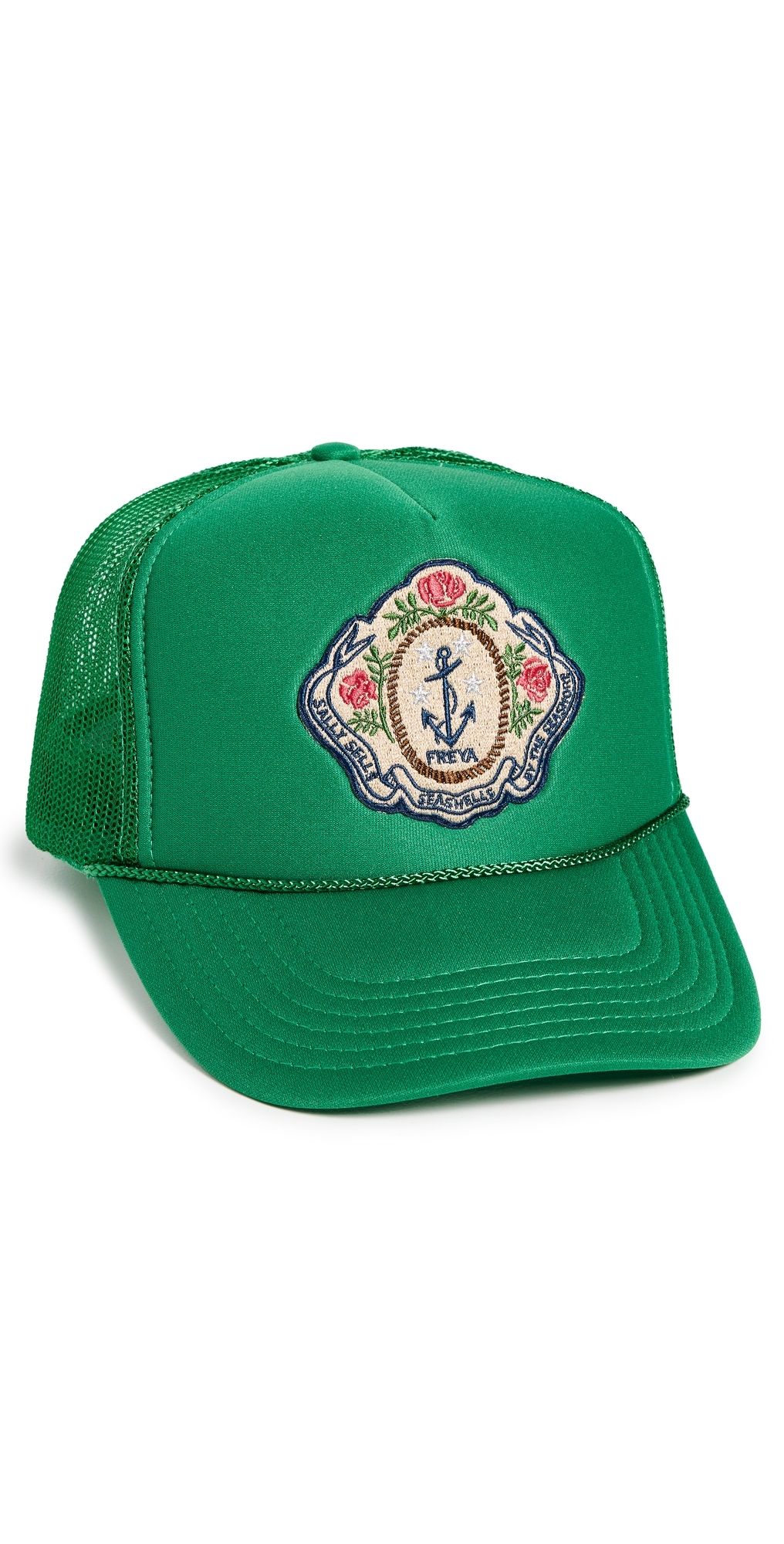 Freya Trucker Hat, Sally Sells Seashells Green One Size