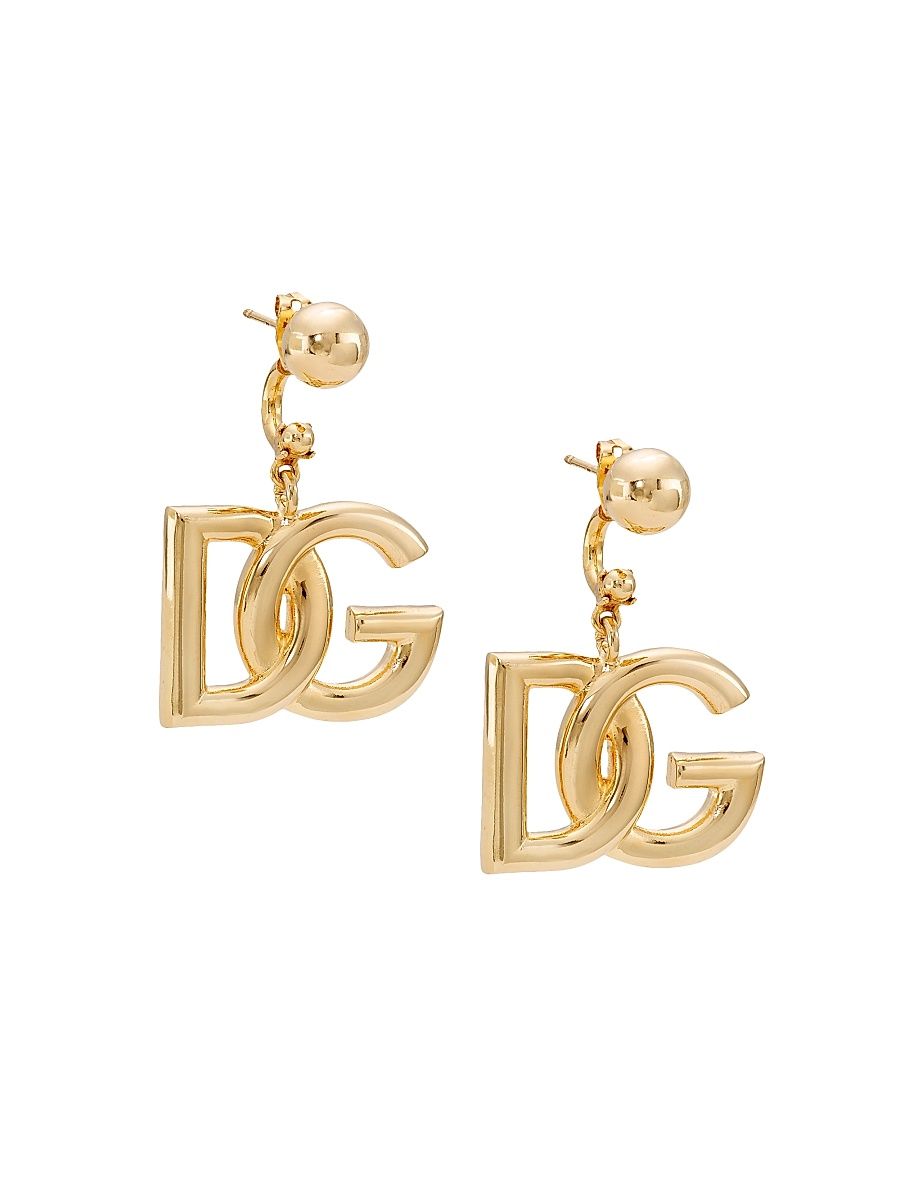 Women's Goldtone Monogram Ear Jackets - Gold