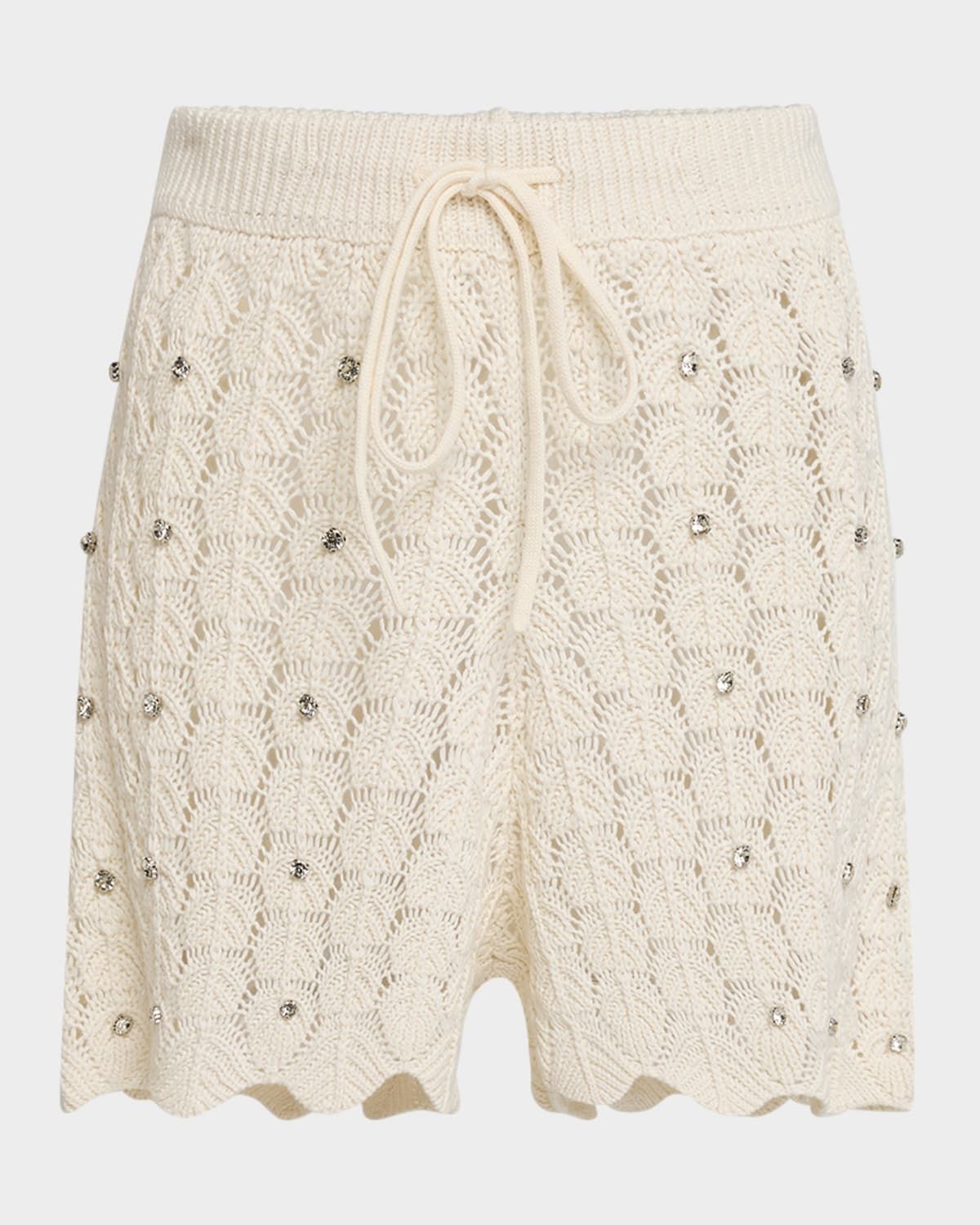 Joe Embellished Pointelle Shorts