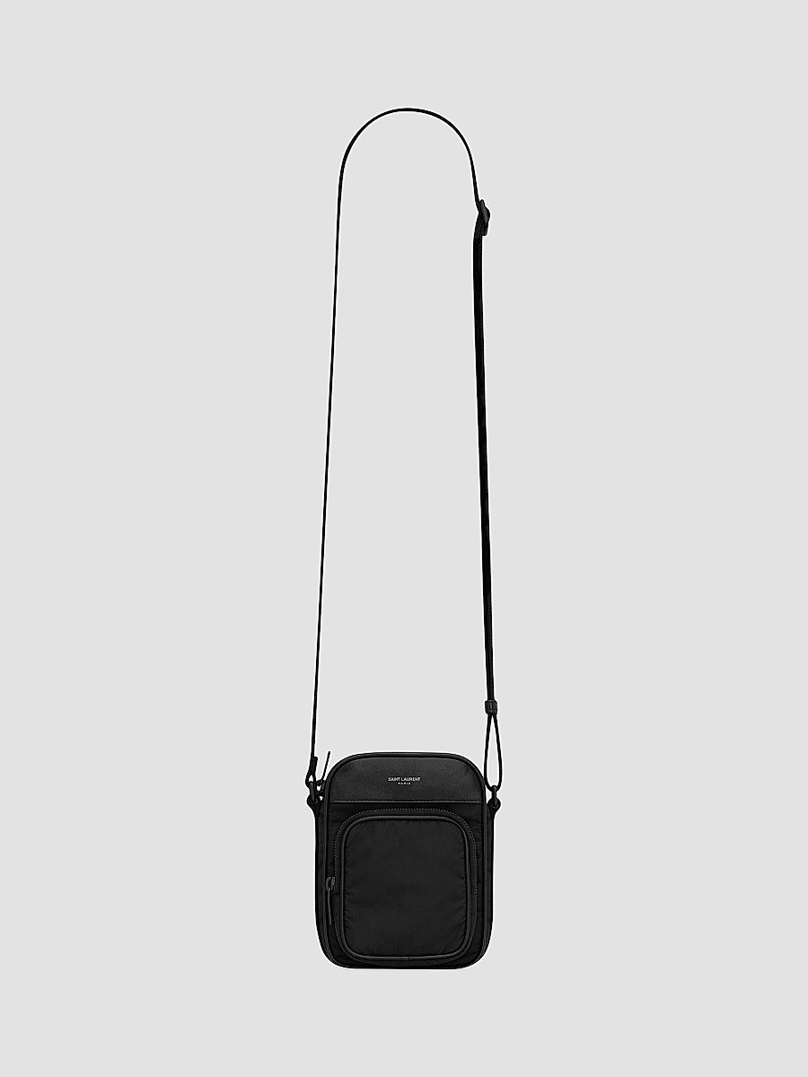 Saint Laurent Women's City Saint Laurent Mini Camera Bag In Nylon - Black