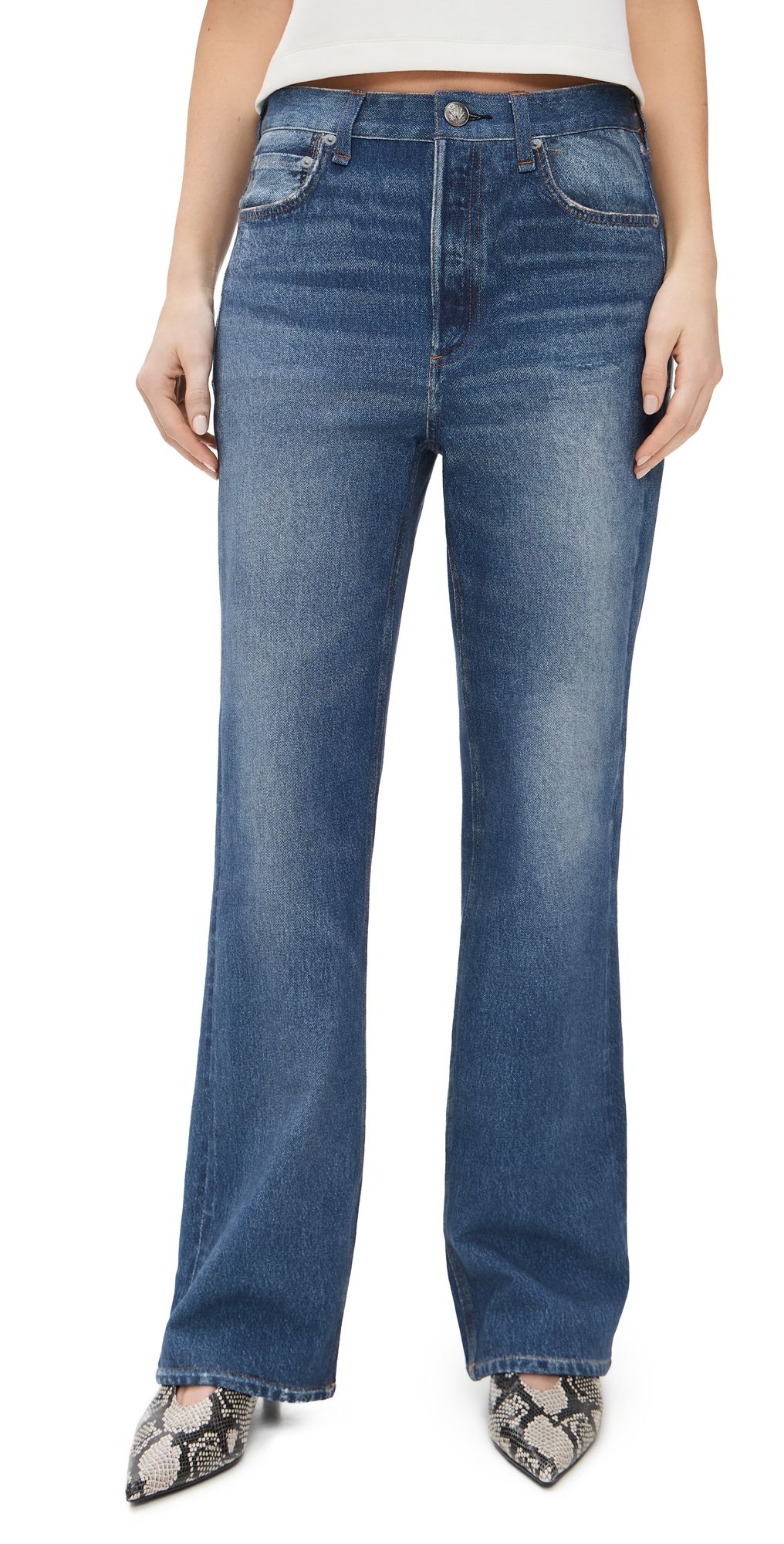 rag & bone Miramar Shea Relaxed Straight Jeans Cosmos 25