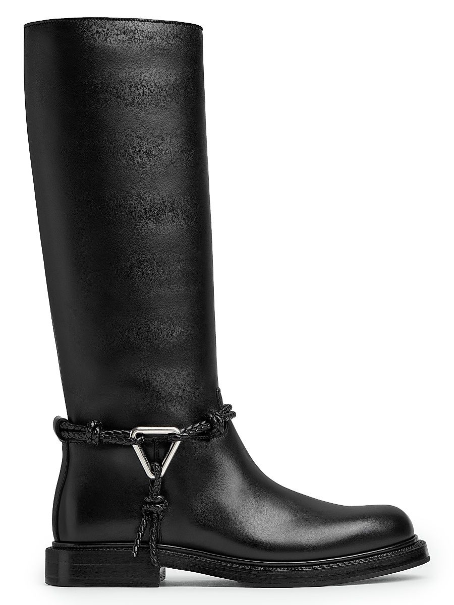 Women's James Leather Boots - Black - Size 12