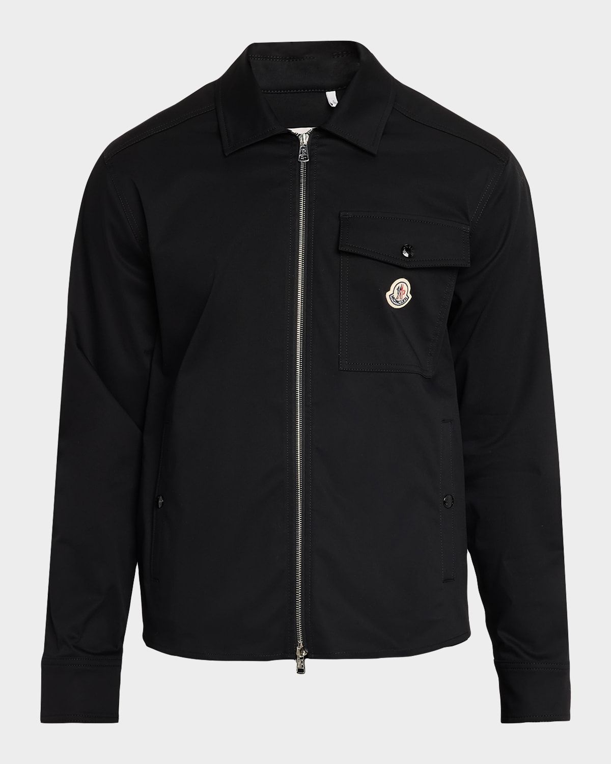 Men & apos;s Cotton-Blend Gabardine Shirt Jacket