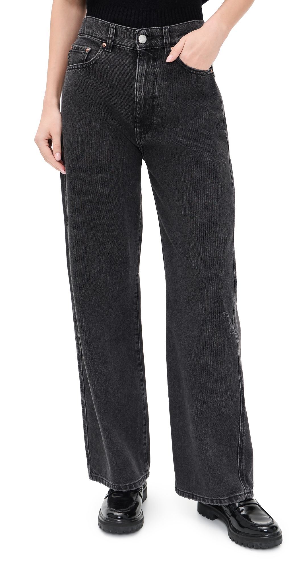DL1961 Taylor Relaxed Barrel High Rise Jeans Nightshade 31