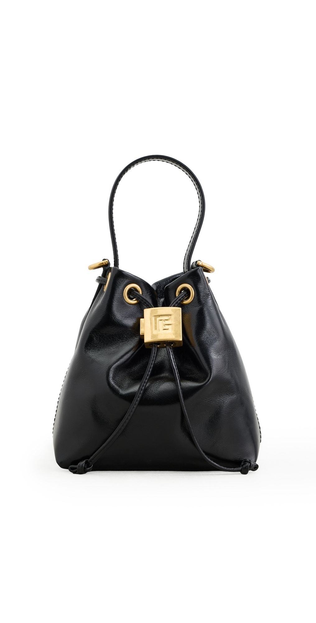 Balmain Pulse Bucket Bag 0PA NOIR One Size