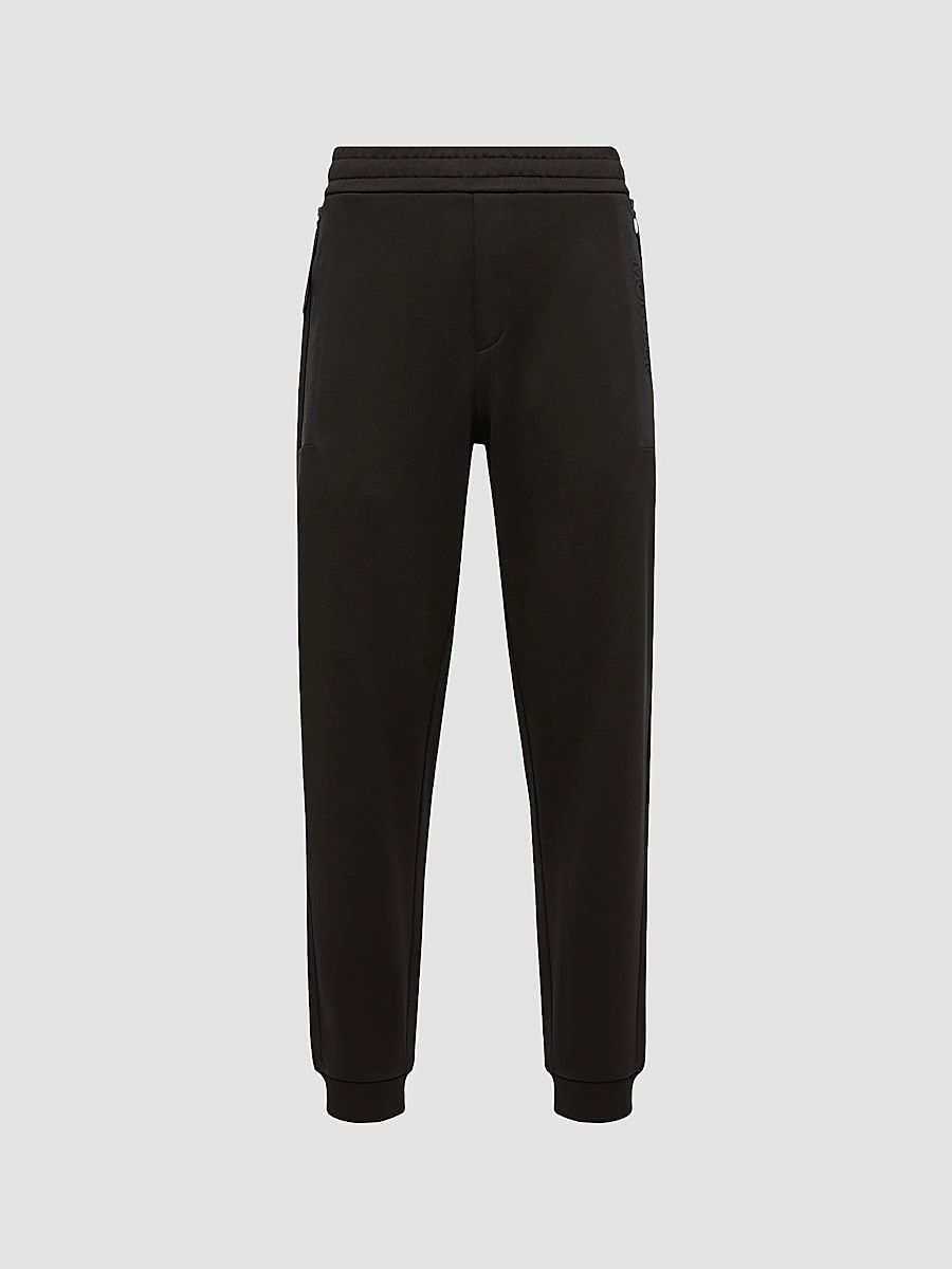 Moncler Men's Sweatpants in Cotton - Black - Size XXL