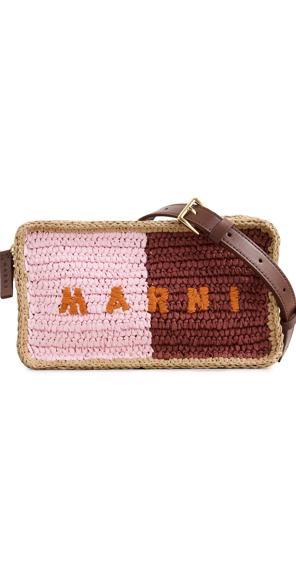 Marni Camera Bag Pompeii/Wild Cherry/Carrot/Rose One Size